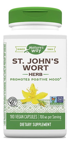 St. John's Wort Hierba De San Juan 700mg Promueve Buen Animo