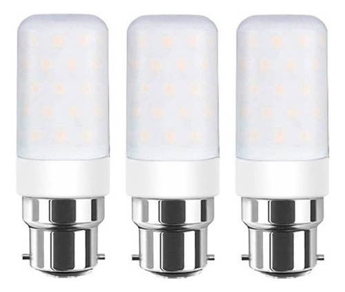 3piezas Bombilla Led Tipo Mazorca Candelabro Lámpara B22-12w