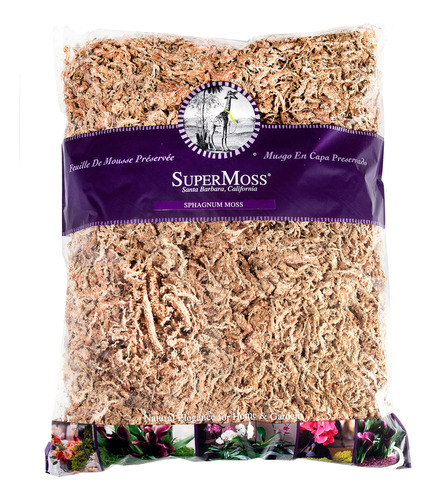 Supermoss - Musgo Seco Para Orquidea Sphagnum Seco