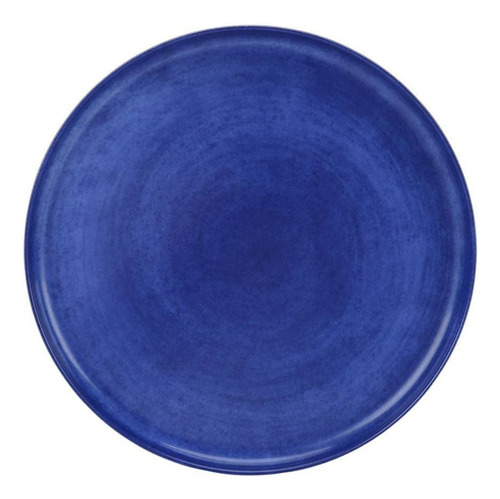 Vajilla De Platos De Bambú 12 Pzas Libre De Bpa Color Azul
