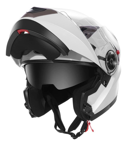 Casco Modular Completo Motocicleta Dot Approved Yema Ym...