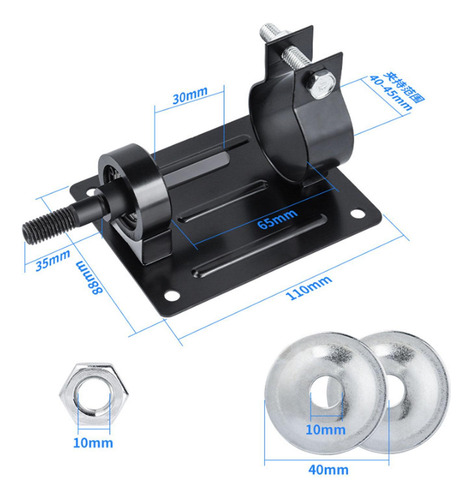 Convertidor De Soporte De Soporte De Corte Disco Azul