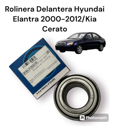 Rolinera Delantera Hyundai Elantra 2000-2012 /kia Cerato