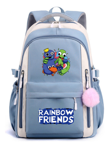 Mochila Escolar Rainbow Friend Para Niños De Primaria