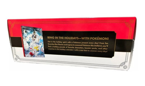 Imagen 2 de 3 de Caja De Cartas Y Calendario Pokémon Tcg Holiday Inglés 2022