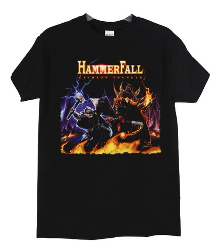 Polera Hammerfall Crimson Thunder Metal Abominatron