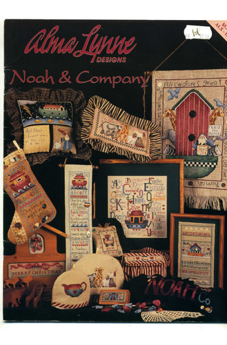 Alma Lynn Designs Noah Company Folleto Patron Punto Cruz