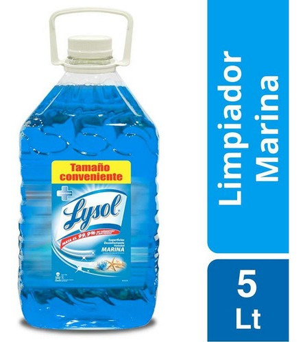 Limpiador Líquido Desinfectante Marina 5lts Lysol