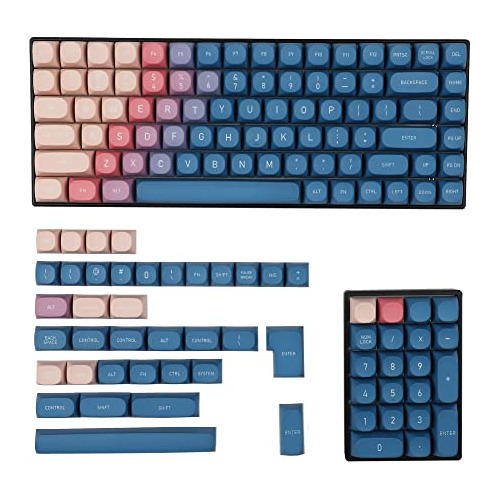 Ma Night Sunset Pbt Keycaps Ansi Iso Láser Etech For Mechani