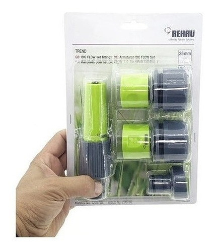 Imagen 2 de 5 de Kit Accesorios De Riego Manguera De 1/2 Rehau Trend