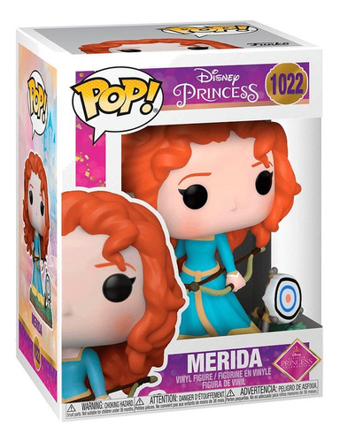 Funko Pop Merida Valiente Disney 1022 Princesa Arco Princess