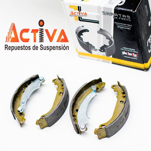 Imagen 3 de 6 de Zapatas De Freno Patines Freno Peugeot 206 Trasero Con Cinta