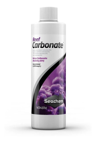 Seachem Reef Carbonate 250ml Aumenta Alcalinidad Acuario