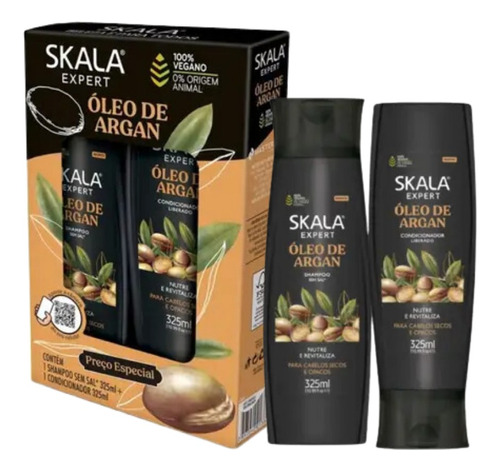 Shampoo + Acondicionador Skala Óleo De Argan