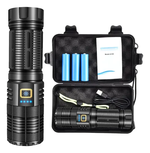 Linterna Recargable Fuerkeem Led 100000 Lúmenes Ip68
