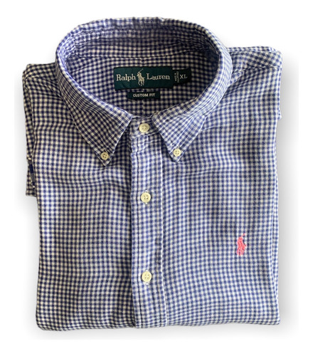 Camisa Polo Ralph Lauren Hombre Lino Talla L Chl070