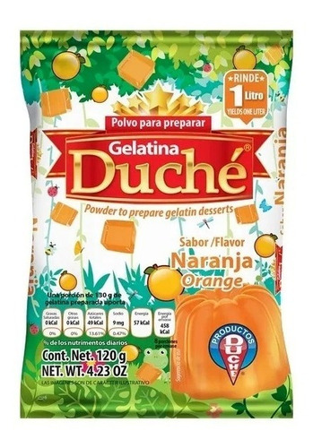 Imagen 3 de 6 de Gelatina Duché 2 Cajas (56 Piezas De 120gramos Cada Una)