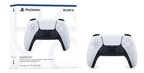 Imagen 6 de 6 de Control joystick inalámbrico Sony PlayStation DualSense CFI-ZCT1 white y black