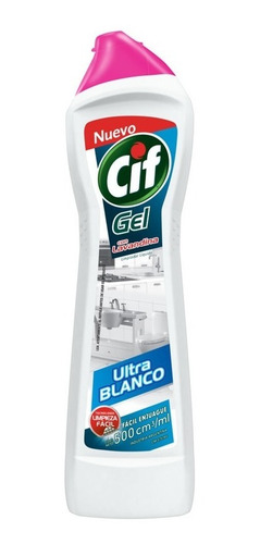 Limpiador Cif Gel Ultra Blanco 500ml