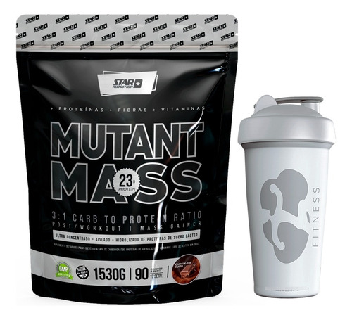 Mutant Mass 1,5 Kg + Smart Shaker Star Nutrition