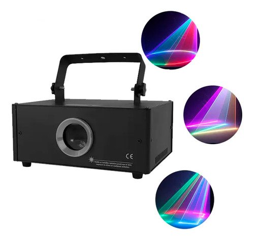 Luz Laser Rgb 1w De Potencia Iluminación Dj Dmx512 Fiestas