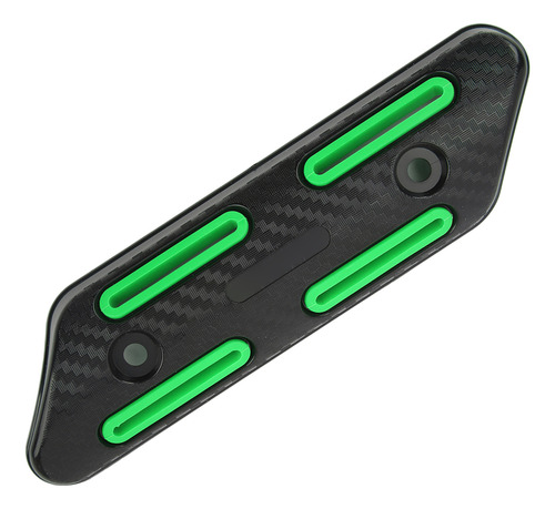 Protector Térmico De Tubo De Escape Verde Verde Universal Pa