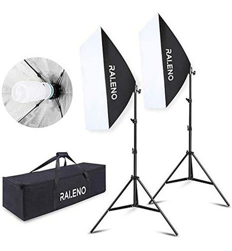 Kit De Iluminacion Raleno 800w Softbox Equipo De Iluminacion