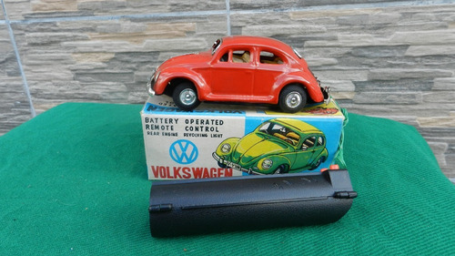 Antiguo Auto Vw Volkswagen Escarabajo Fusca En Caja Japan