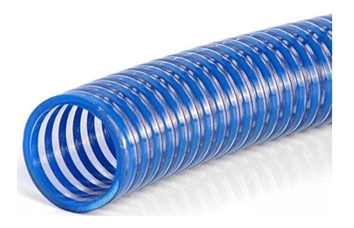 Mangueira Duto Sucção Água Caminhão Pipa 1 1/4 32mm 2mt Cor Azul