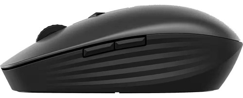 Mouse Sem Fio Recarregável Hp 710 Dongle Usb Bluetooth Preto