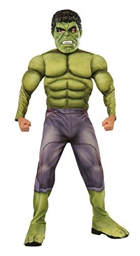 Disfraz Vengadores De Hulk Deluxe Para Niños, Grande