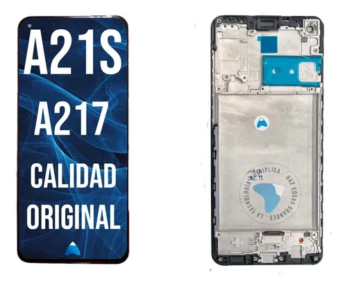 Modulo Compatible Samsung A21s A217 Con Marco Oled Instalado