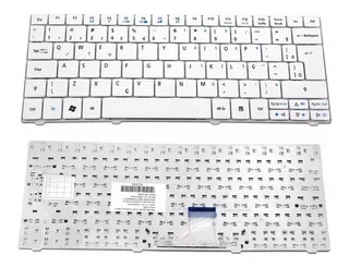 Teclado Branco Acer Ferrari One 200 Compatível Aezh6600010