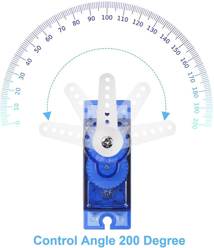 Smraza Sg90 9g - Kit De Micro Motor Servo Para Rc Robot Braz