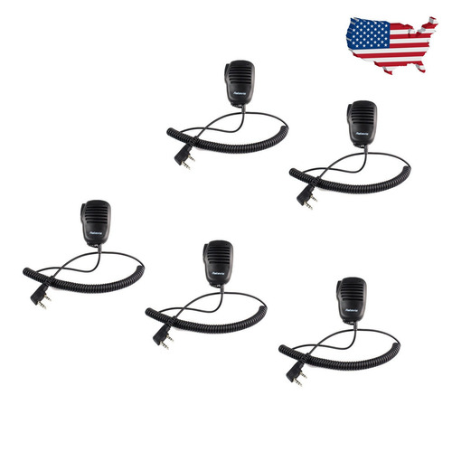 5pc 2pin Mini Ptt Altavoz Micrófono Para Retevis H777 Rt1 Rt