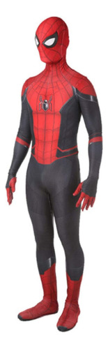 Spiderman Lejos De Casa Traje De Mono Cosplay Para Adultos B