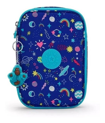 Kipling Estojo Kipling 100 Pens Cor Azul