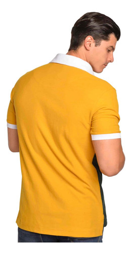 Imagen 5 de 5 de Playera Tipo Polo Bloques De Color