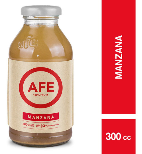 Jugo Afe Manzana 300 Cc