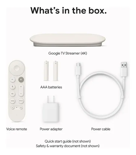 Dispositivo De Streaming 4k Google Tv Streamer 4k Hdr 32gb D