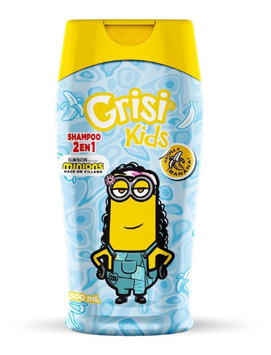 Shampoo Kids 2 En 1 Mi Villano Favorito 300ml Grisi