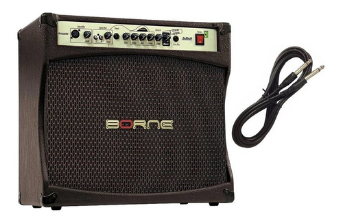 Amplificador Violão 100w Borne Infinit Cv12100 Brinde Cabo