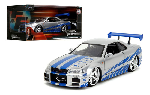 Nissan Skyline Gt-r (bnr34) Rápido Y Furioso 2. Escala 1:24