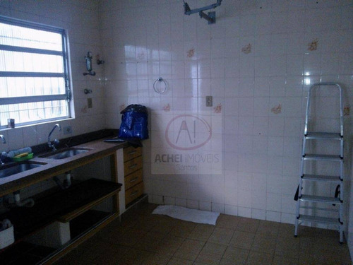 Imagem 14 de 17 de Casa Com 3 Dormitórios, 1 Suíte, 3 Vagas E Edícula À Venda, 200 M² Por R$ 850.000 - Ponta Da Praia - Santos/sp - Ca1957