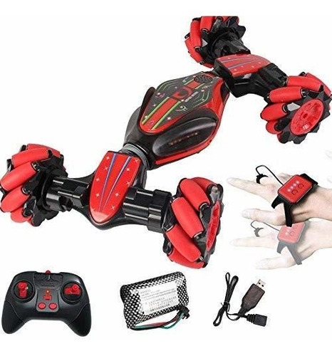 Rc Stunt Car With Off-road Carro Control Sensor Manos Rojo