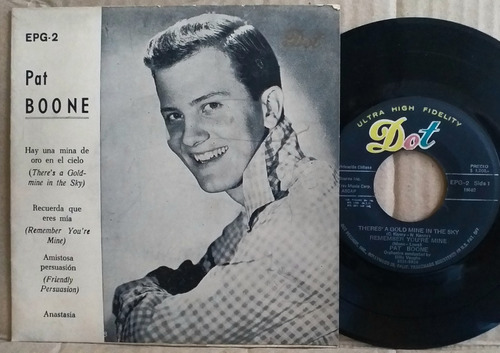 Pat Boone - There's A Gols Mine - Ep Simple Chile Año 1959