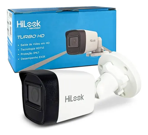 Câmera Hilook Mini Thc-b120-pic-2.8mm Com Resolução 2mp