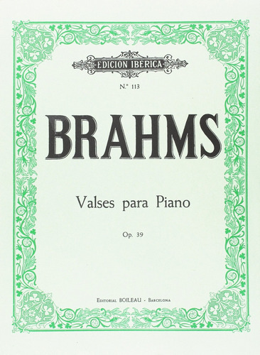 Libro - 16 Valses Op.39 