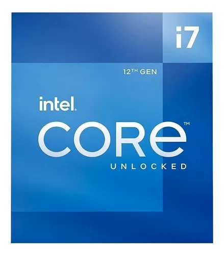 Processador gamer Intel Core I7-12700K BX8071512700K de 12 núcleos