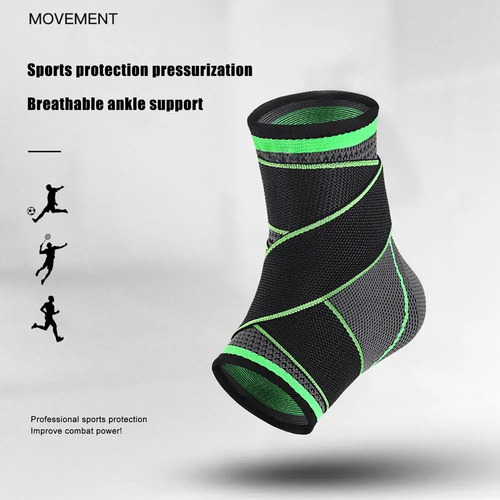 2 Pcs Tobillera De Soporte De Compresión Del Tendon Aq